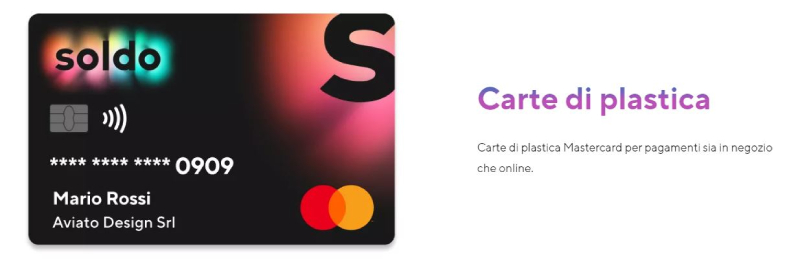 Carta conto soldo