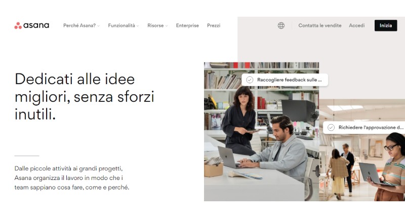 Asana progetto