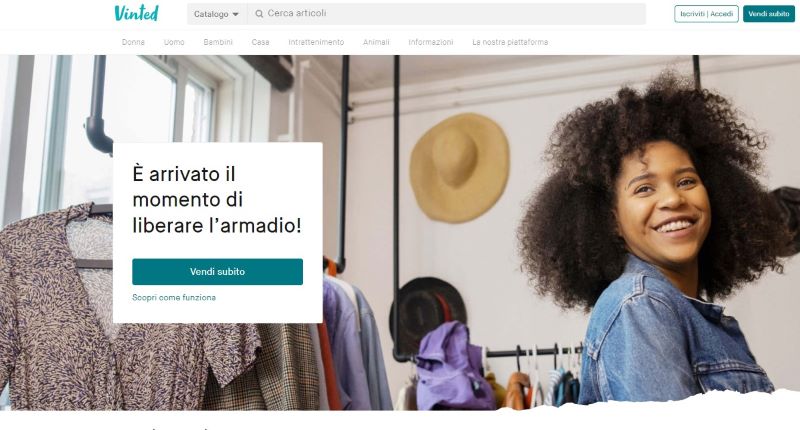 Vinted come funziona la piattaforma per vendere abbigliament