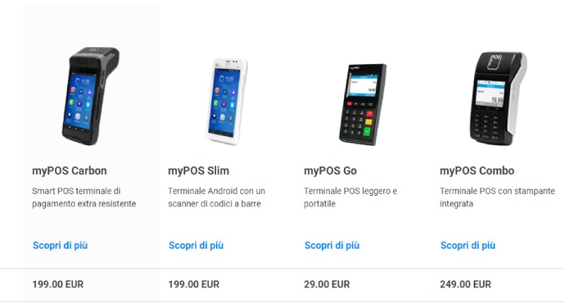 MyPos pos mobili portatili