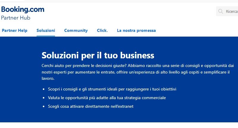 Soluzioni Booking pagamenti