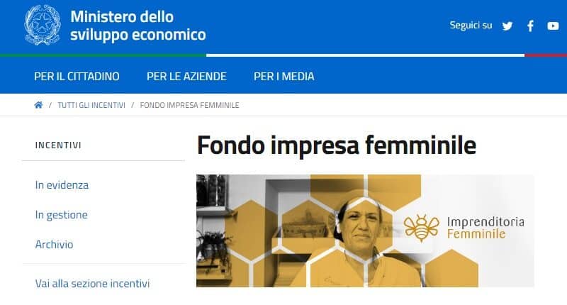 Fondo impresa femminile