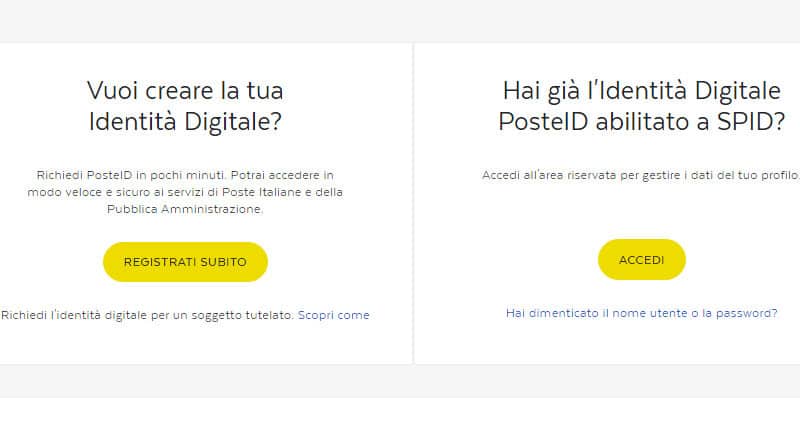 Poste Italiane SPID