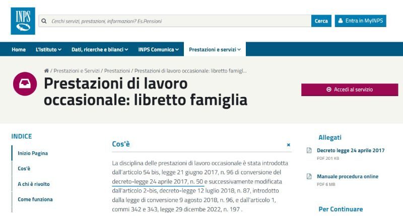 Libretto famiglia 2023