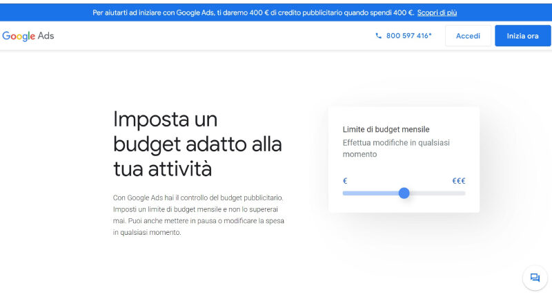 Come impostare campagna Google Ads