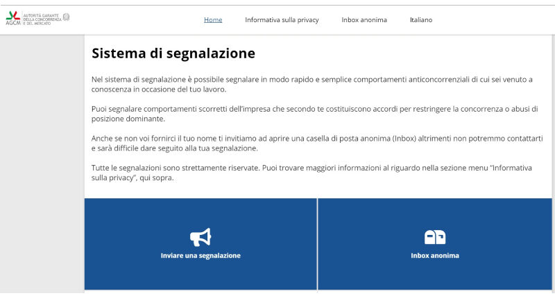 Sistema di segnalazione