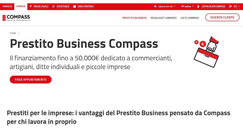 Compass prestito business