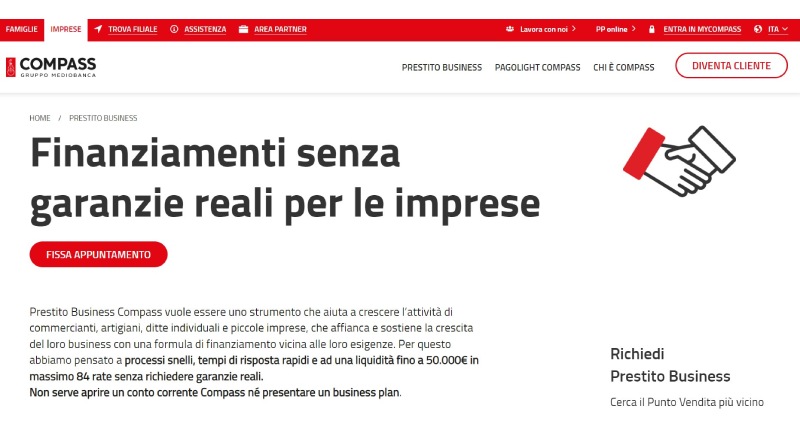 Finanziamenti Compass imprese