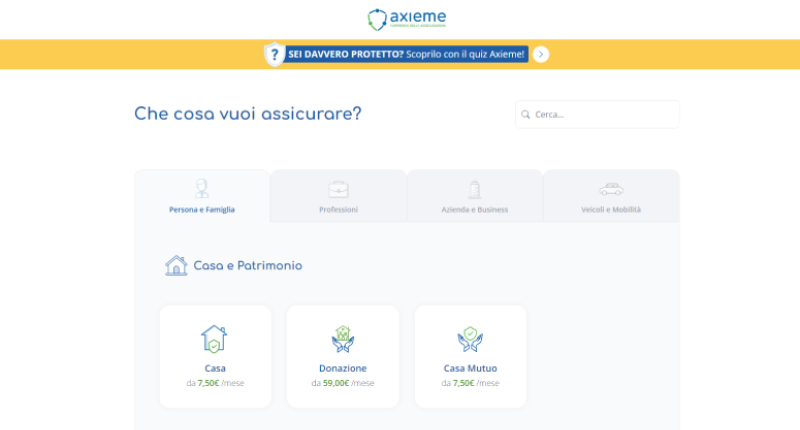 come registrasi ad axieme