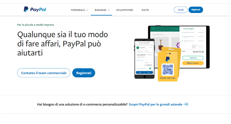 Definizione PayPal Business