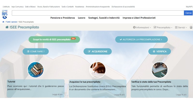 isee precompilata online come funziona