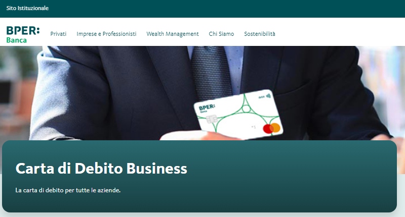 carta di debito business