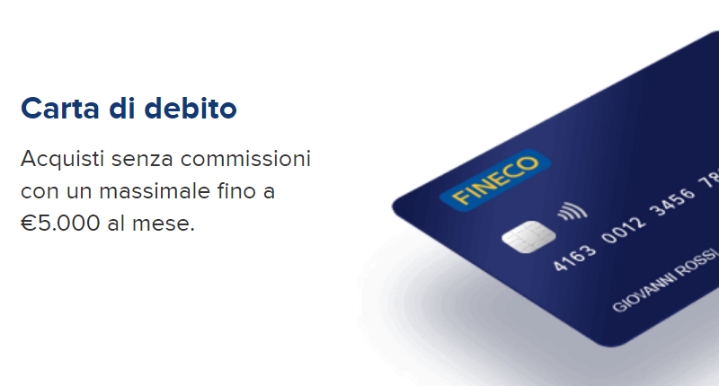 conto corrente business fineco debito