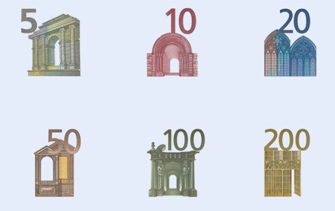 elementi grafici banconote
