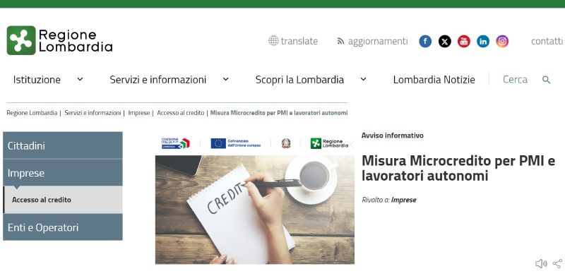 microcredito lombardia