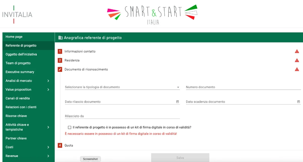 documento smart e start