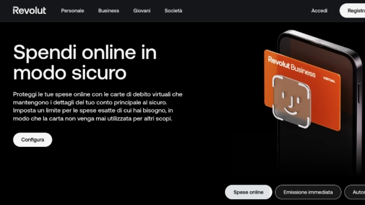 Carte per viaggiare Revolut