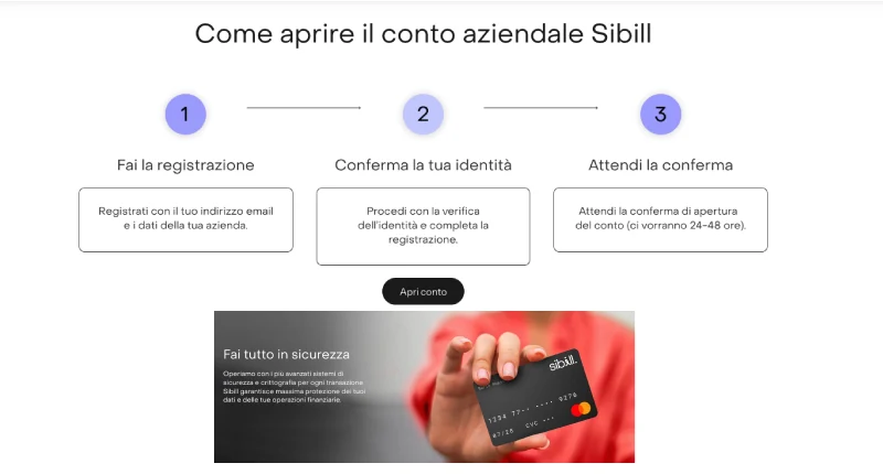 aprire conto sibill