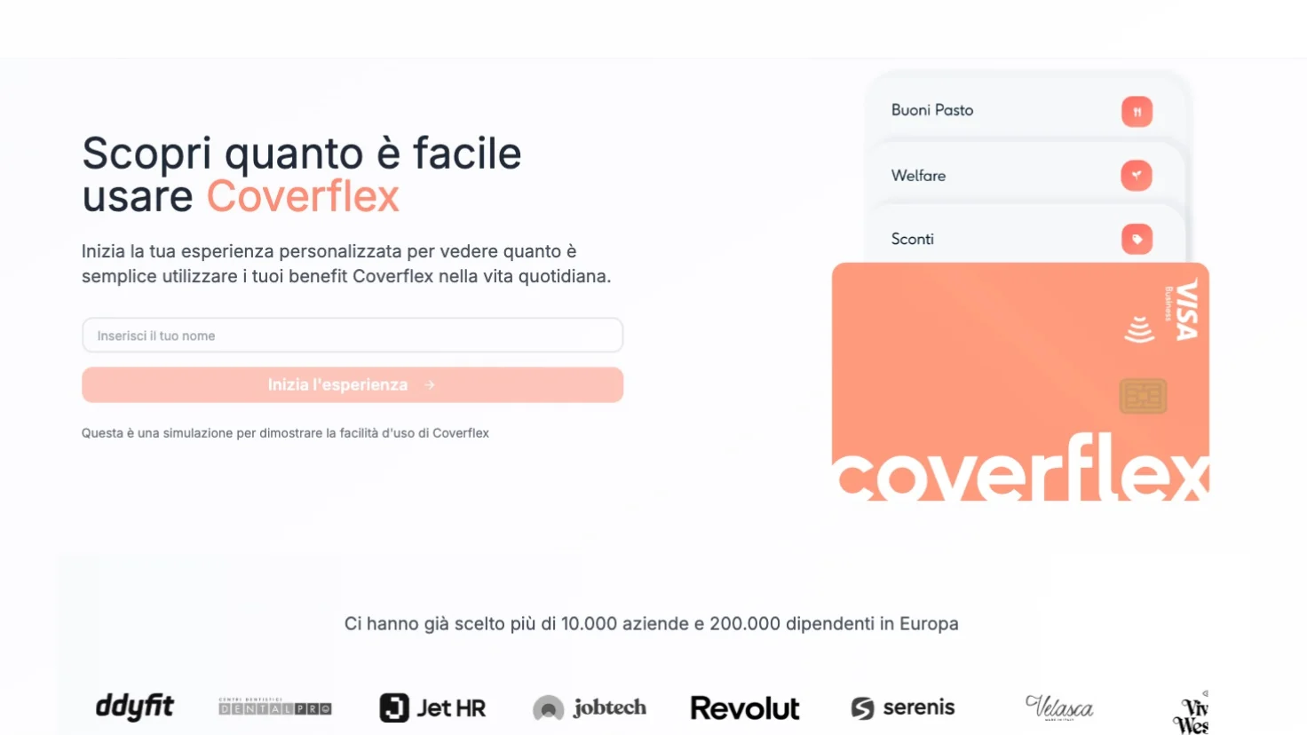 Coverflex Card come funziona