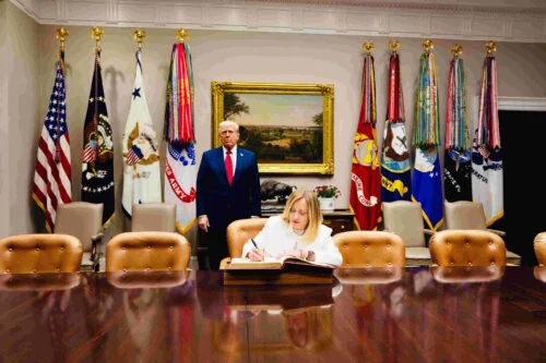 Meloni, Trump, Davos