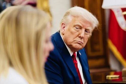 Donald Trump a Davos e posizione governo italiano