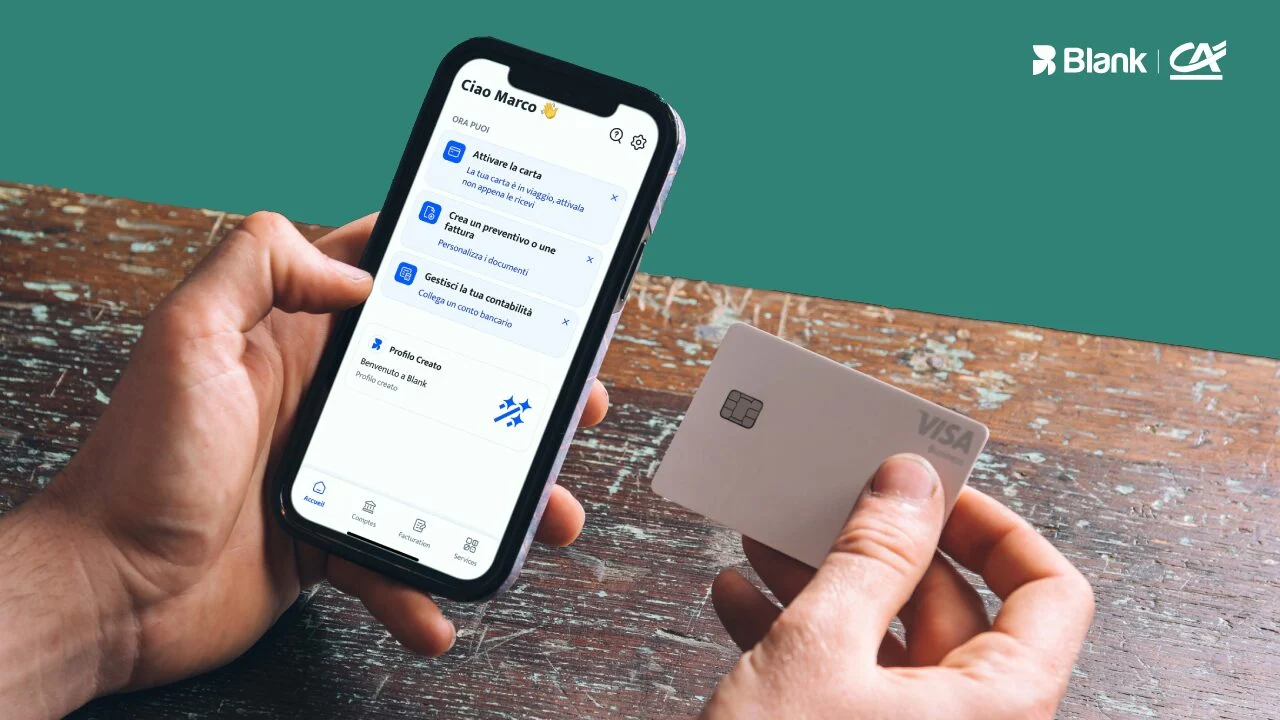 conto blank iban italiano