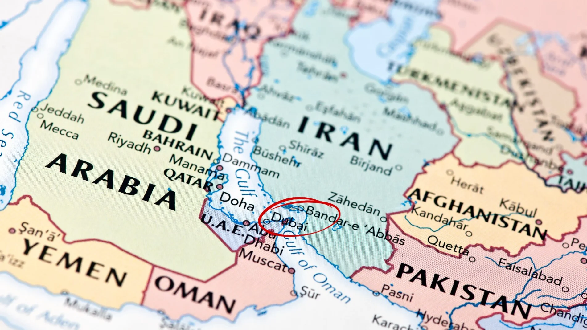 Mappa geopolitica Stretto di Hormuz blocco navale 2026